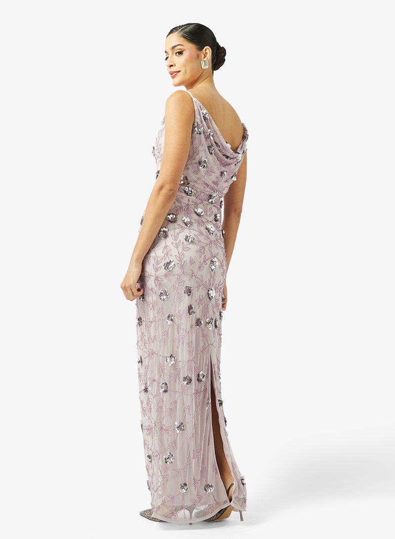 بيوت فستان ماكسي مزين بدون أكمام - Image 2